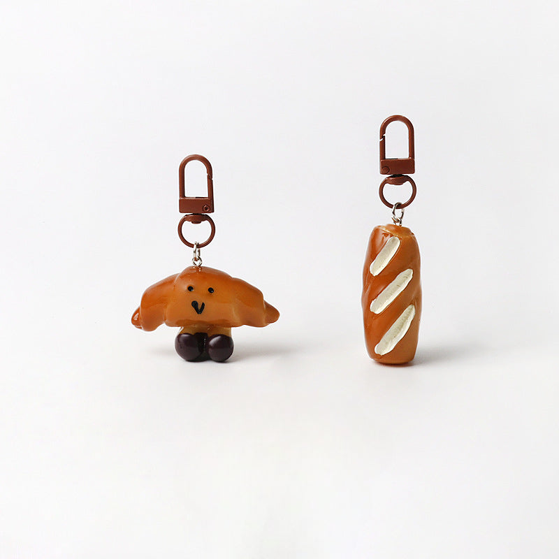 Personalized Imitation French Style Bag Pendant Keychain Simple Backpack Hanging Accessory Cute Fun Decoration