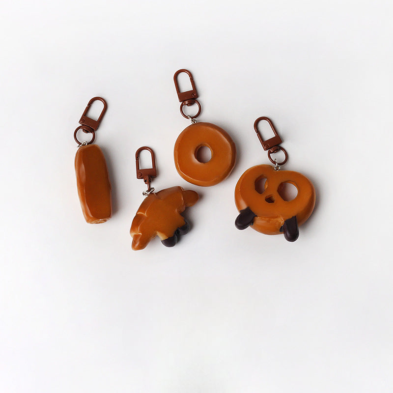 Personalized Imitation French Style Bag Pendant Keychain Simple Backpack Hanging Accessory Cute Fun Decoration