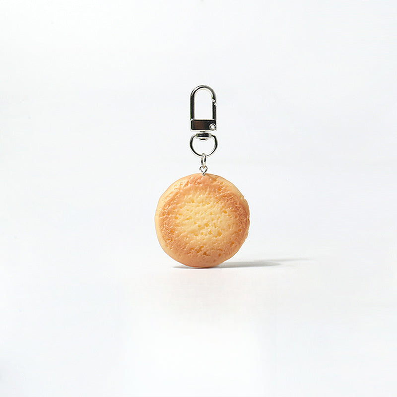 Simulation Series Cookie Keychain Cute Backpack Pendant Personalized Daily Car Pendant Versatile Hanging Ornament