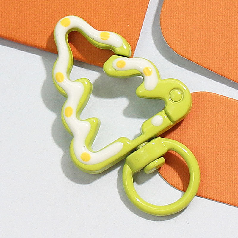 2025 New Hand-painted Christmas Tree Alloy Buckle