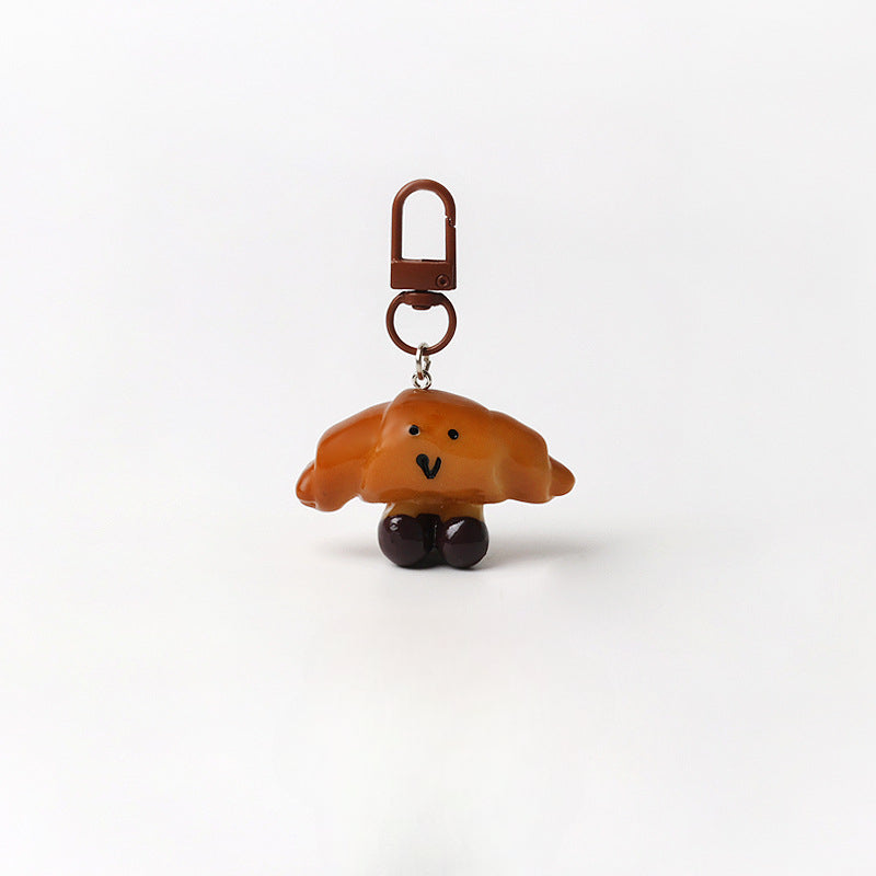 Personalized Imitation French Style Bag Pendant Keychain Simple Backpack Hanging Accessory Cute Fun Decoration