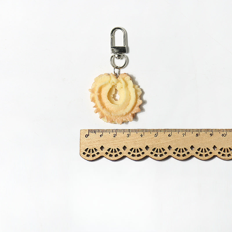 Simulation Series Cookie Keychain Cute Backpack Pendant Personalized Daily Car Pendant Versatile Hanging Ornament