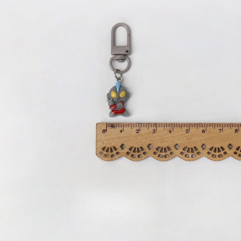 Personalized Ultraman Monster Series Keychain Cartoon Pendant Daily Car Small Pendant All-Matching Accessories Hanging Ornaments