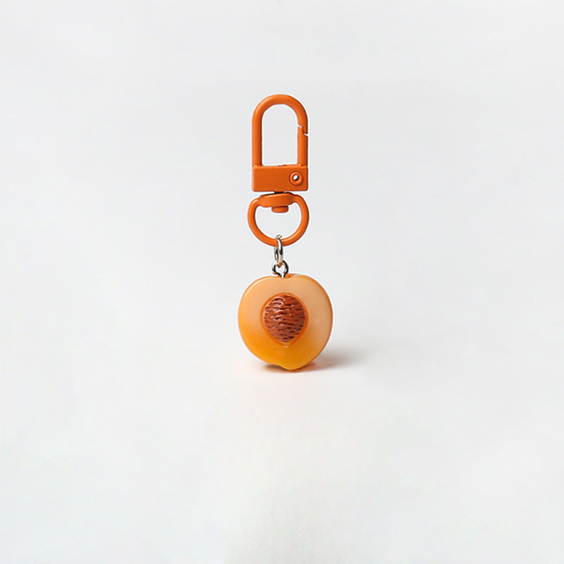 Creative Super Realistic Fruit Keychain Personality Cute Pendant Versatile Simple Bag Charm Fun Accessory