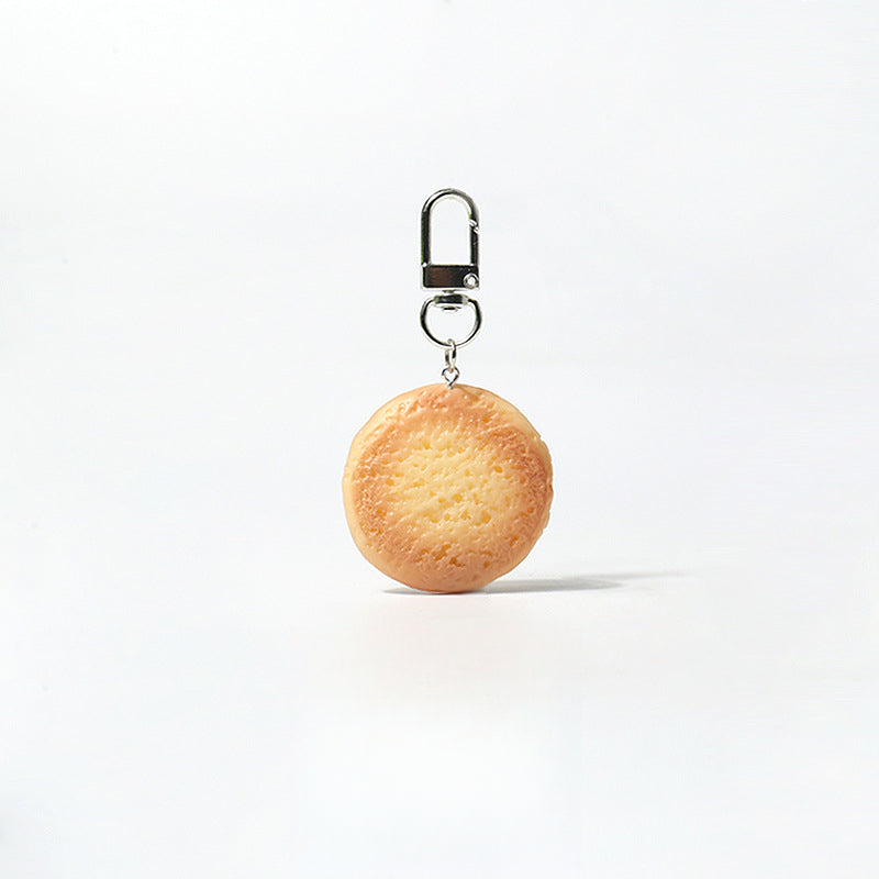 Simulation Series Cookie Keychain Cute Backpack Pendant Personalized Daily Car Pendant Versatile Hanging Ornament