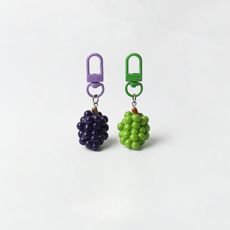 Creative Super Realistic Fruit Keychain Personality Cute Pendant Versatile Simple Bag Charm Fun Accessory