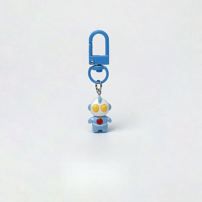Personalized Ultraman Monster Series Keychain Cartoon Pendant Daily Car Small Pendant All-Matching Accessories Hanging Ornaments