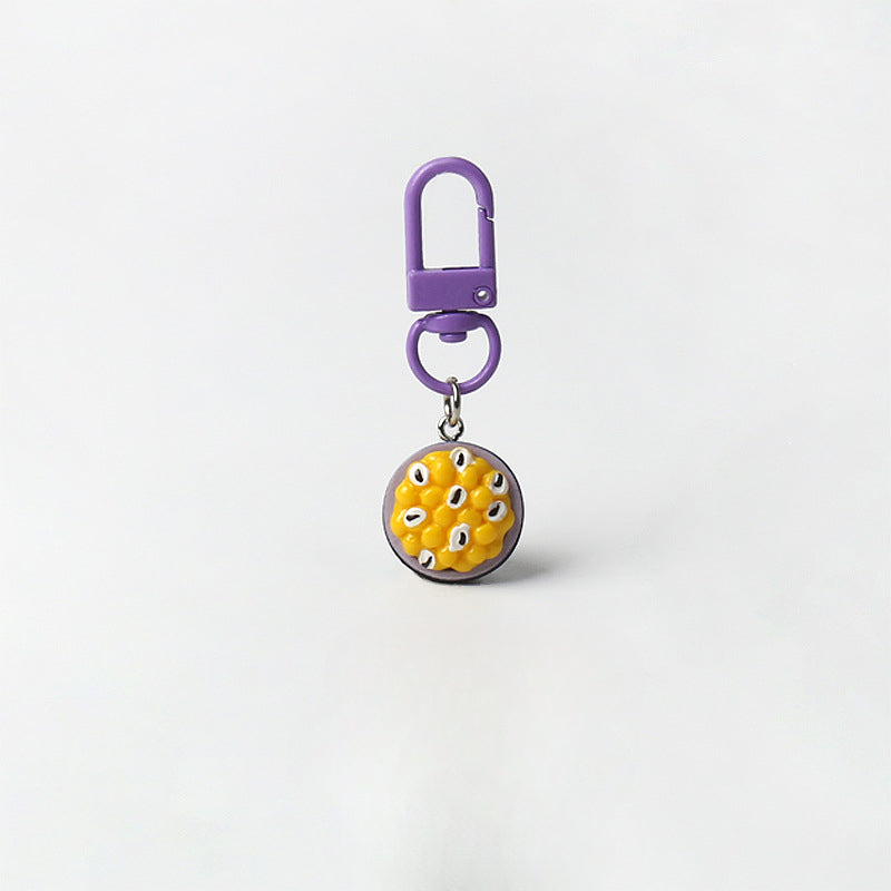 Creative Super Realistic Fruit Keychain Personality Cute Pendant Versatile Simple Bag Charm Fun Accessory