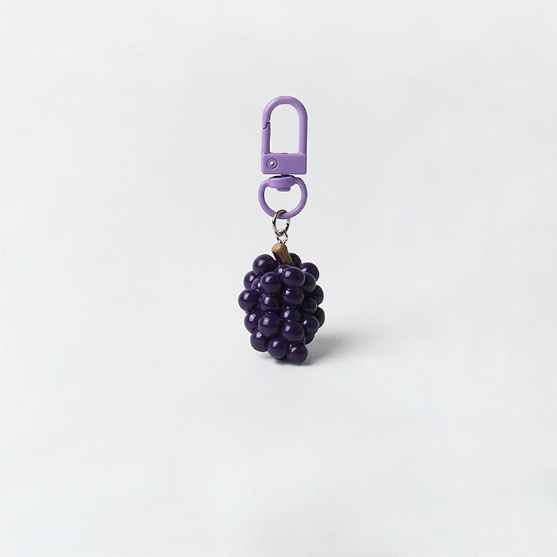 Creative Super Realistic Fruit Keychain Personality Cute Pendant Versatile Simple Bag Charm Fun Accessory