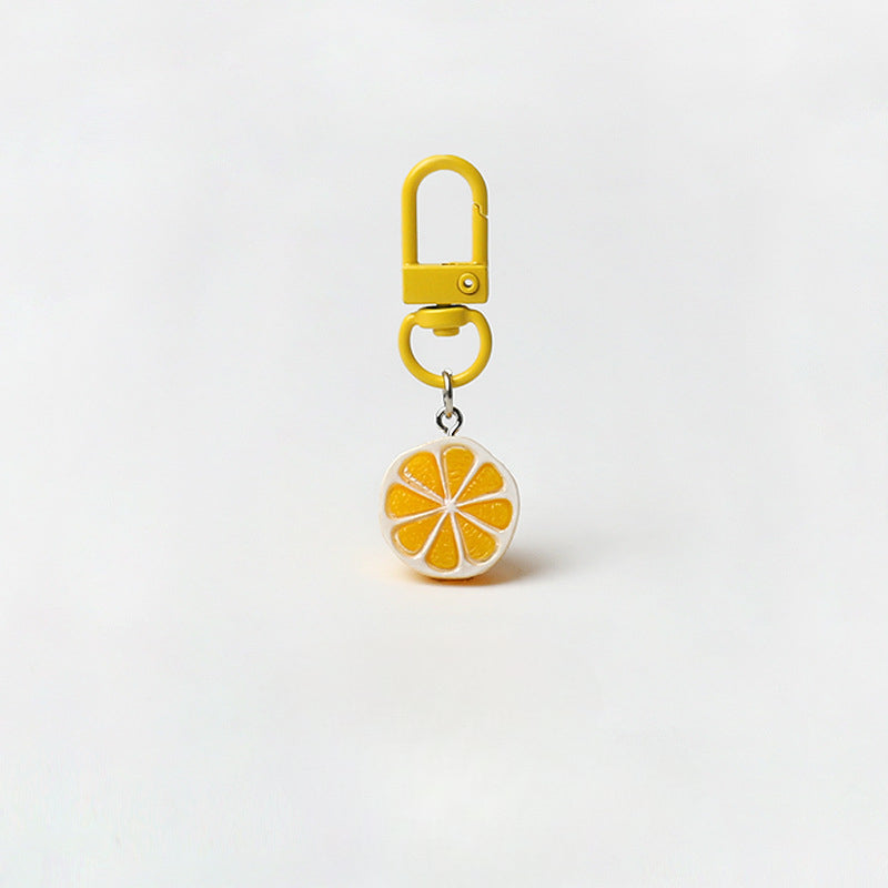 Creative Super Realistic Fruit Keychain Personality Cute Pendant Versatile Simple Bag Charm Fun Accessory