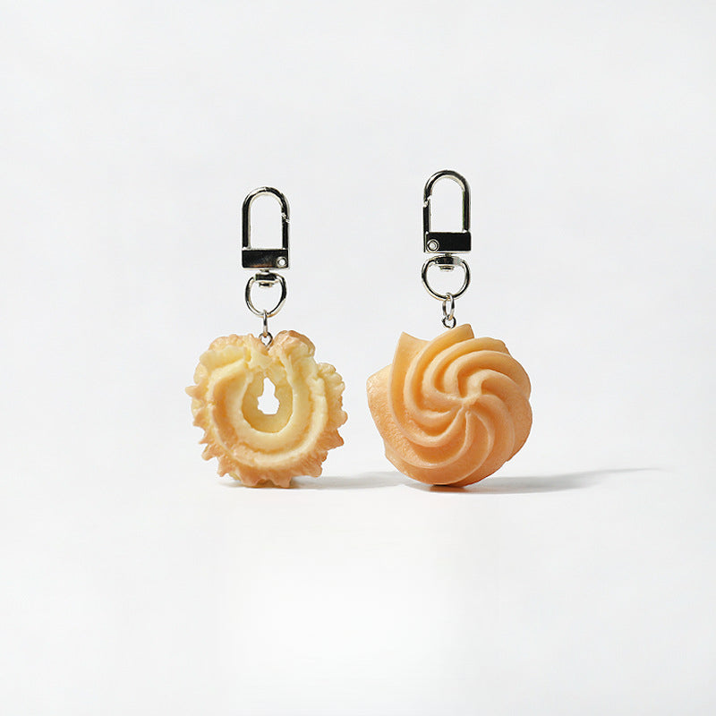 Simulation Series Cookie Keychain Cute Backpack Pendant Personalized Daily Car Pendant Versatile Hanging Ornament