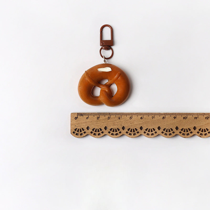 Personalized Imitation French Style Bag Pendant Keychain Simple Backpack Hanging Accessory Cute Fun Decoration