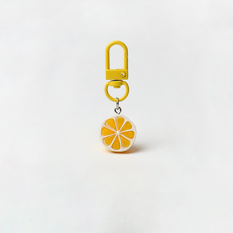 Creative Super Realistic Fruit Keychain Personality Cute Pendant Versatile Simple Bag Charm Fun Accessory
