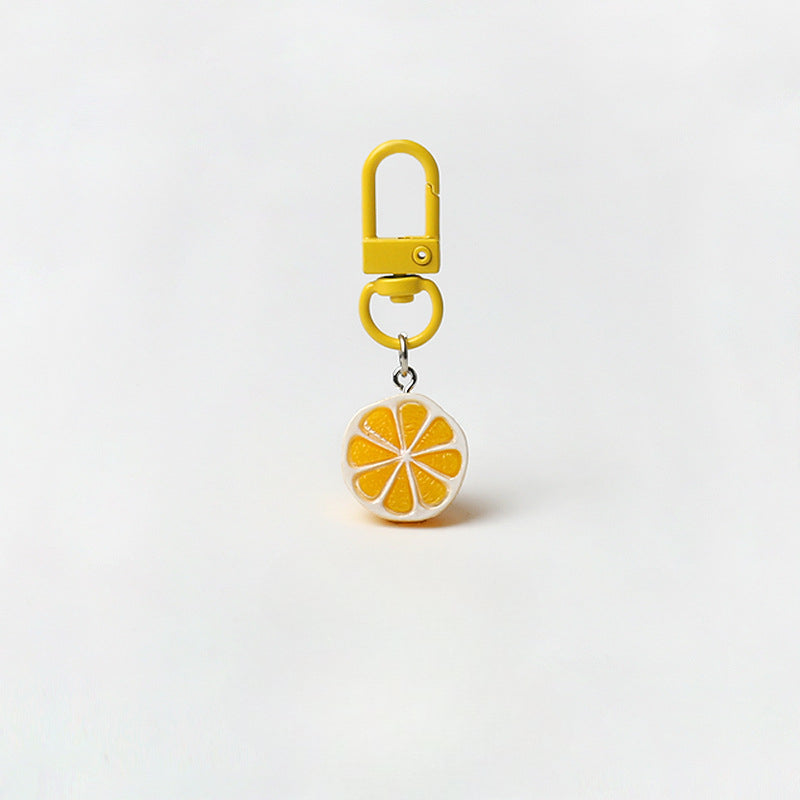 Creative Super Realistic Fruit Keychain Personality Cute Pendant Versatile Simple Bag Charm Fun Accessory