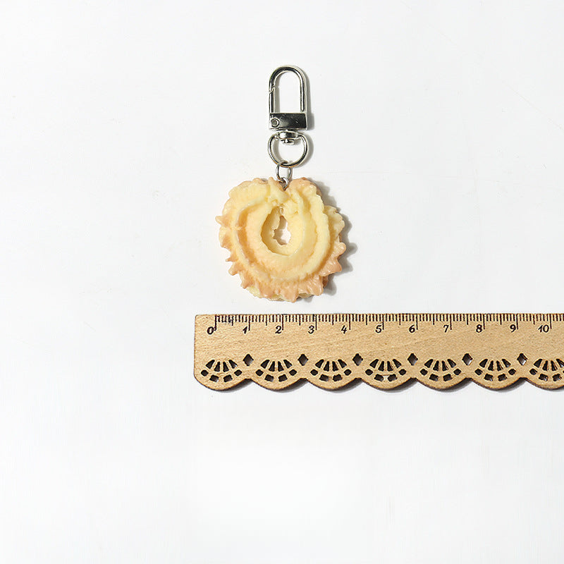 Simulation Series Cookie Keychain Cute Backpack Pendant Personalized Daily Car Pendant Versatile Hanging Ornament
