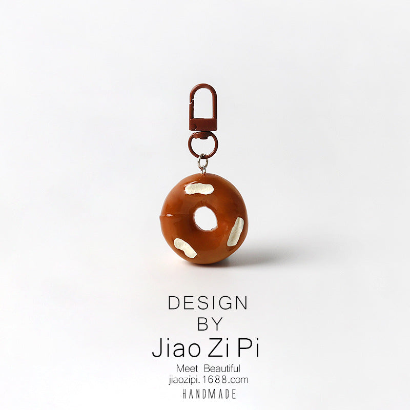 Personalized Imitation French Style Bag Pendant Keychain Simple Backpack Hanging Accessory Cute Fun Decoration