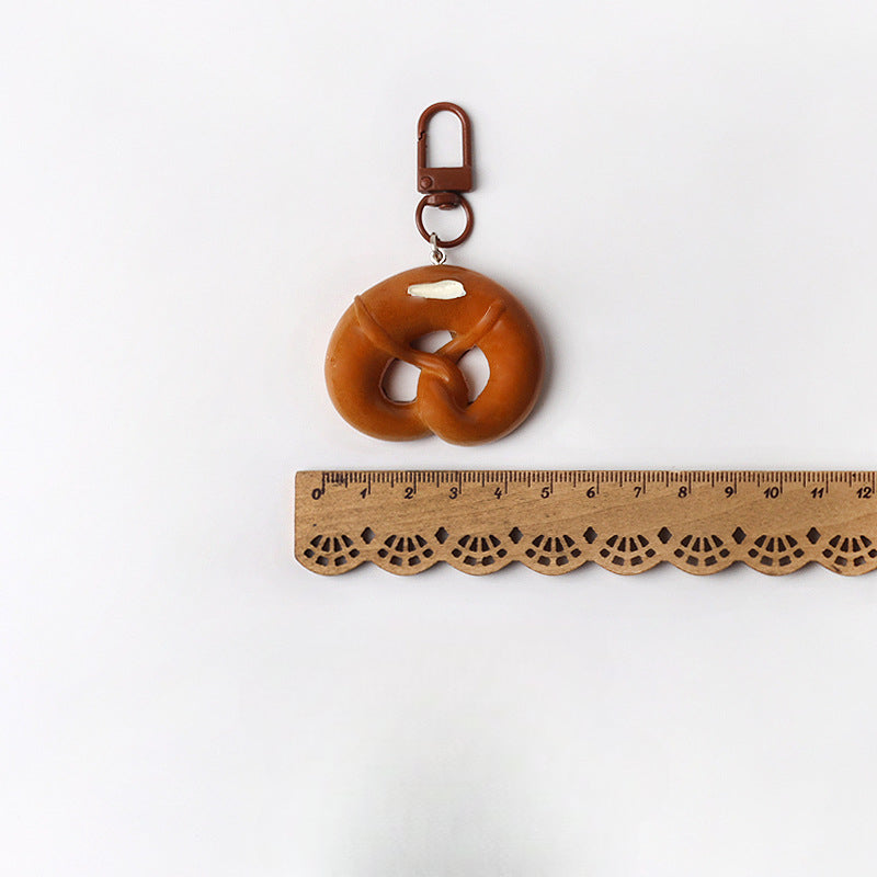 Personalized Imitation French Style Bag Pendant Keychain Simple Backpack Hanging Accessory Cute Fun Decoration