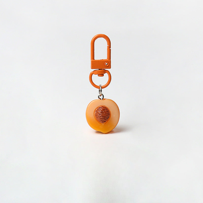 Creative Super Realistic Fruit Keychain Personality Cute Pendant Versatile Simple Bag Charm Fun Accessory