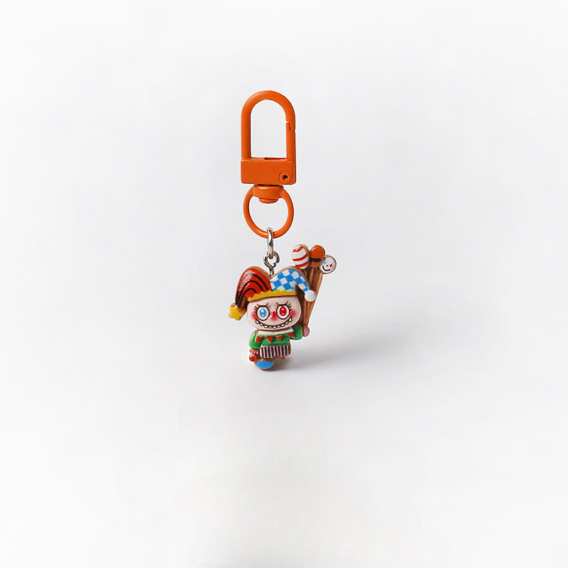 Cartoon Cute Exquisite Outfit Labubu Keychain Pendant Daily Versatile Adorable Accessory Small Bag Charm