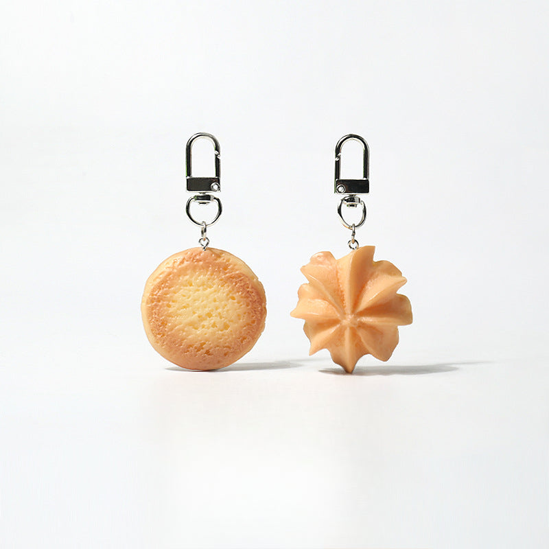 Simulation Series Cookie Keychain Cute Backpack Pendant Personalized Daily Car Pendant Versatile Hanging Ornament