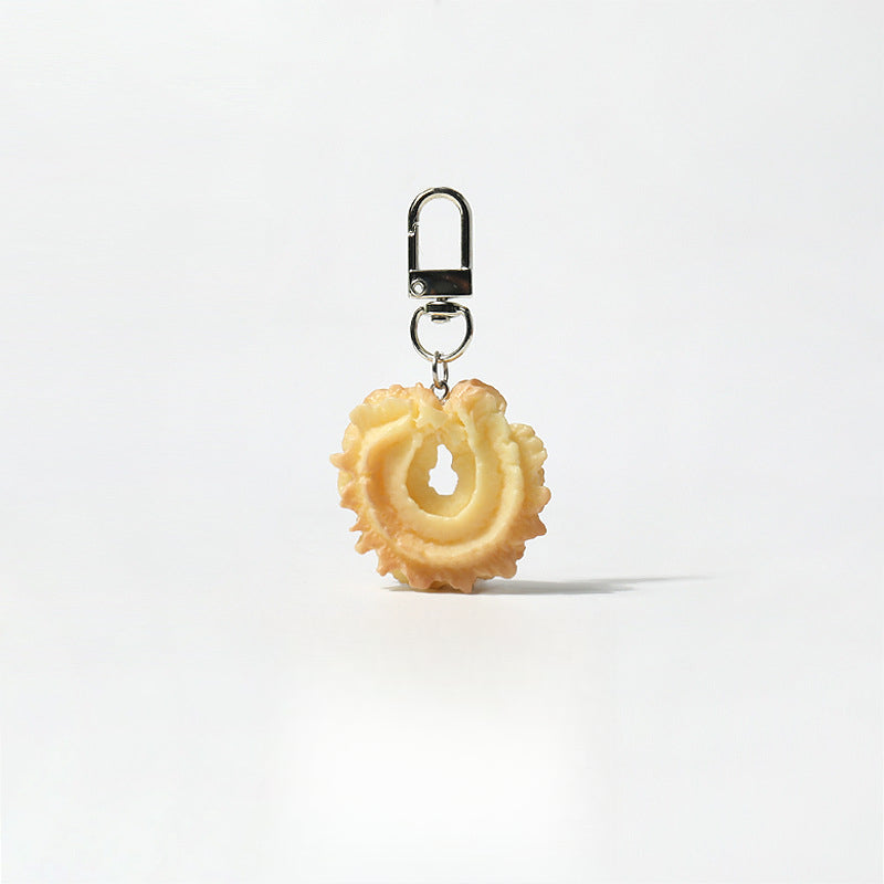 Simulation Series Cookie Keychain Cute Backpack Pendant Personalized Daily Car Pendant Versatile Hanging Ornament