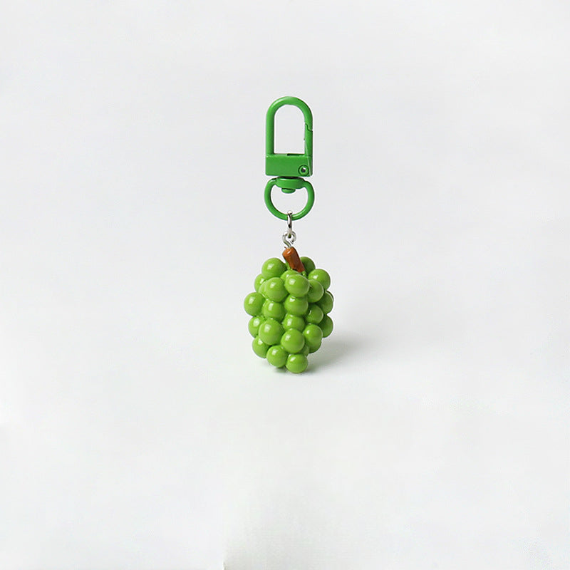 Creative Super Realistic Fruit Keychain Personality Cute Pendant Versatile Simple Bag Charm Fun Accessory
