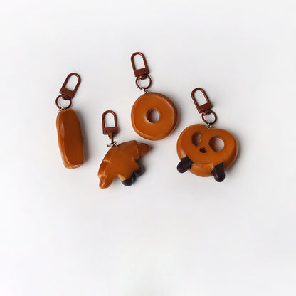 Personalized Imitation French Style Bag Pendant Keychain Simple Backpack Hanging Accessory Cute Fun Decoration