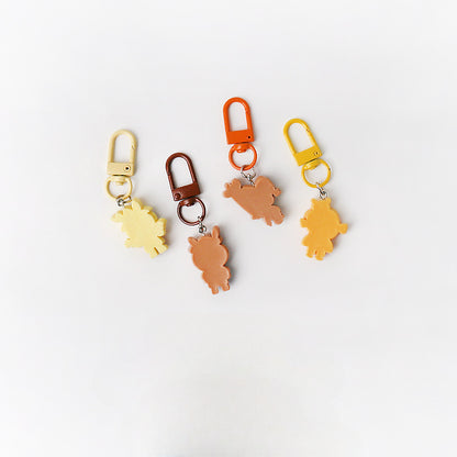Cartoon Cute Exquisite Outfit Labubu Keychain Pendant Daily Versatile Adorable Accessory Small Bag Charm