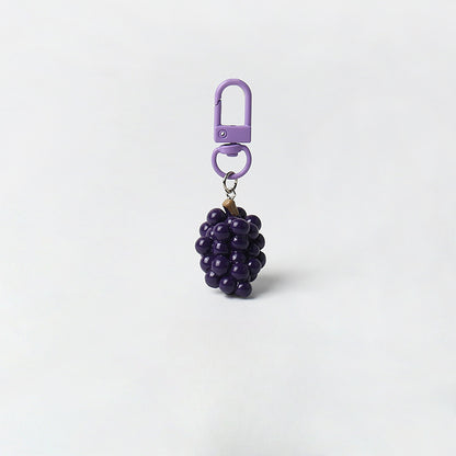 Creative Super Realistic Fruit Keychain Personality Cute Pendant Versatile Simple Bag Charm Fun Accessory