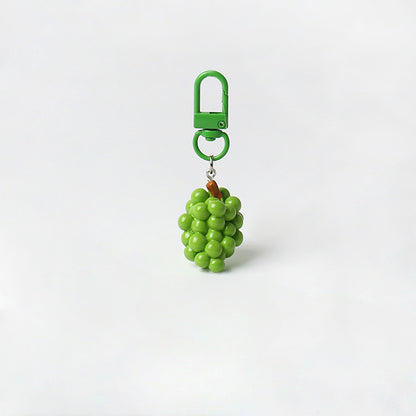 Creative Super Realistic Fruit Keychain Personality Cute Pendant Versatile Simple Bag Charm Fun Accessory