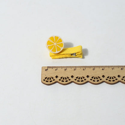 Cartoon Mini Realistic Cute Hair Accessories Fruit Vegetable Small Hair Clips Sweet Broken Hair Clips Hair Ornaments Clips Hair Accessories Side Clips