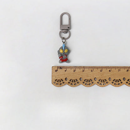 Personalized Ultraman Monster Series Keychain Cartoon Pendant Daily Car Small Pendant All-Matching Accessories Hanging Ornaments