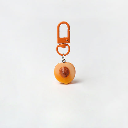 Creative Super Realistic Fruit Keychain Personality Cute Pendant Versatile Simple Bag Charm Fun Accessory