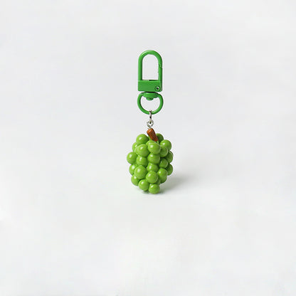Creative Super Realistic Fruit Keychain Personality Cute Pendant Versatile Simple Bag Charm Fun Accessory