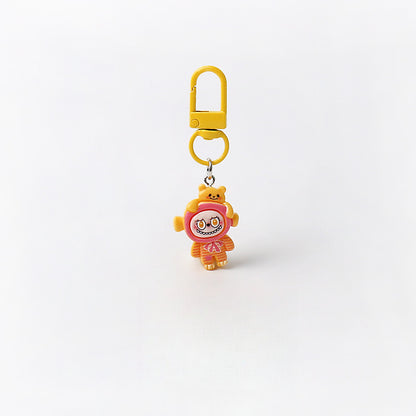 Cartoon Cute Exquisite Outfit Labubu Keychain Pendant Daily Versatile Adorable Accessory Small Bag Charm