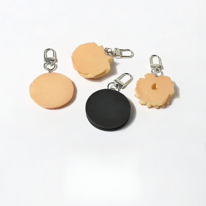 Simulation Series Cookie Keychain Cute Backpack Pendant Personalized Daily Car Pendant Versatile Hanging Ornament