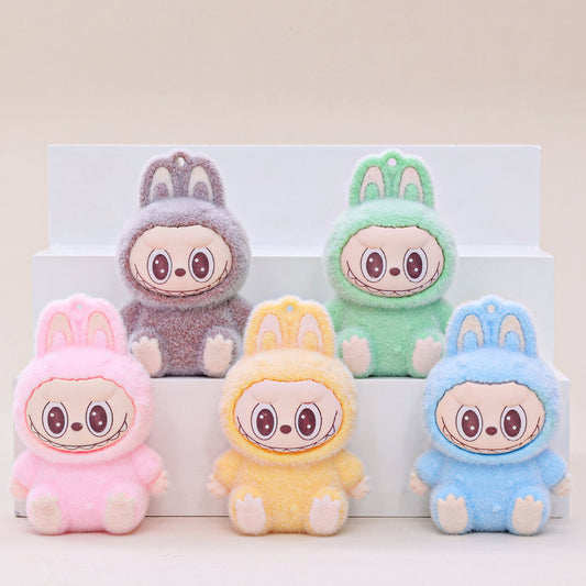 Hot-Selling Labubu Plush Keychain Cute Doll Creative Bag Pendant
