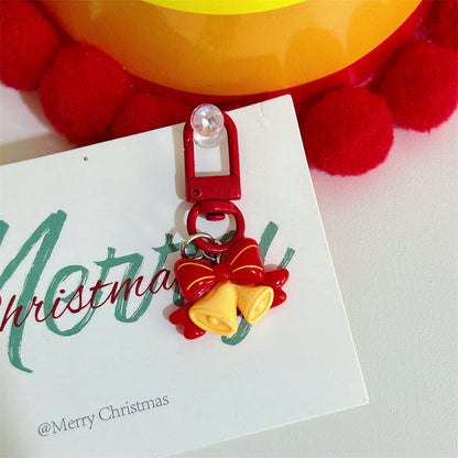 Christmas New Gift Cartoon Cute Keychain Pendant Santa Claus Backpack Decoration