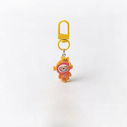 Cartoon Cute Exquisite Outfit Labubu Keychain Pendant Daily Versatile Adorable Accessory Small Bag Charm