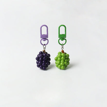 Creative Super Realistic Fruit Keychain Personality Cute Pendant Versatile Simple Bag Charm Fun Accessory