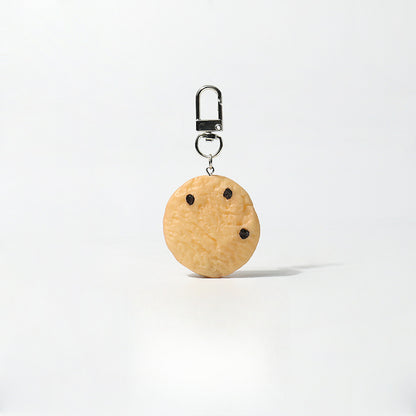 Simulation Series Cookie Keychain Cute Backpack Pendant Personalized Daily Car Pendant Versatile Hanging Ornament