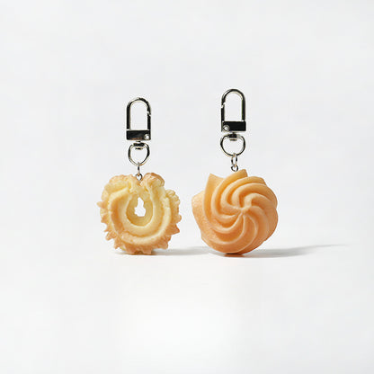 Simulation Series Cookie Keychain Cute Backpack Pendant Personalized Daily Car Pendant Versatile Hanging Ornament