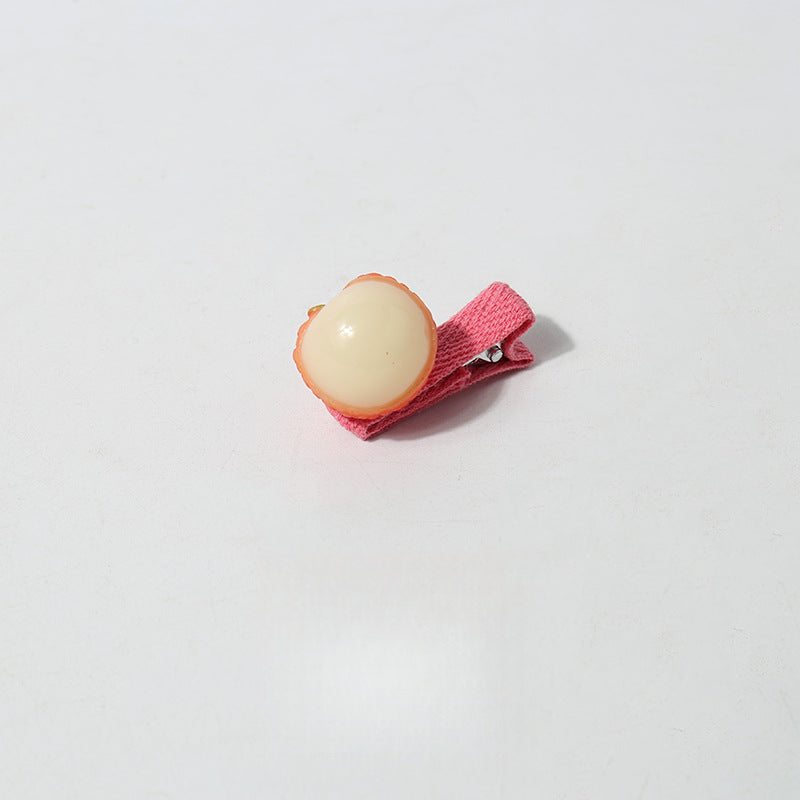 Cartoon Mini Realistic Cute Hair Accessories Fruit Vegetable Small Hair Clips Sweet Broken Hair Clips Hair Ornaments Clips Hair Accessories Side Clips