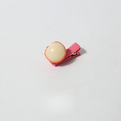 Cartoon Mini Realistic Cute Hair Accessories Fruit Vegetable Small Hair Clips Sweet Broken Hair Clips Hair Ornaments Clips Hair Accessories Side Clips