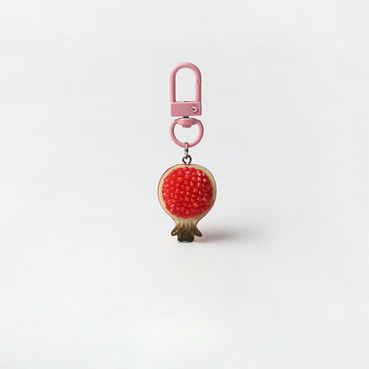 Creative Super Realistic Fruit Keychain Personality Cute Pendant Versatile Simple Bag Charm Fun Accessory
