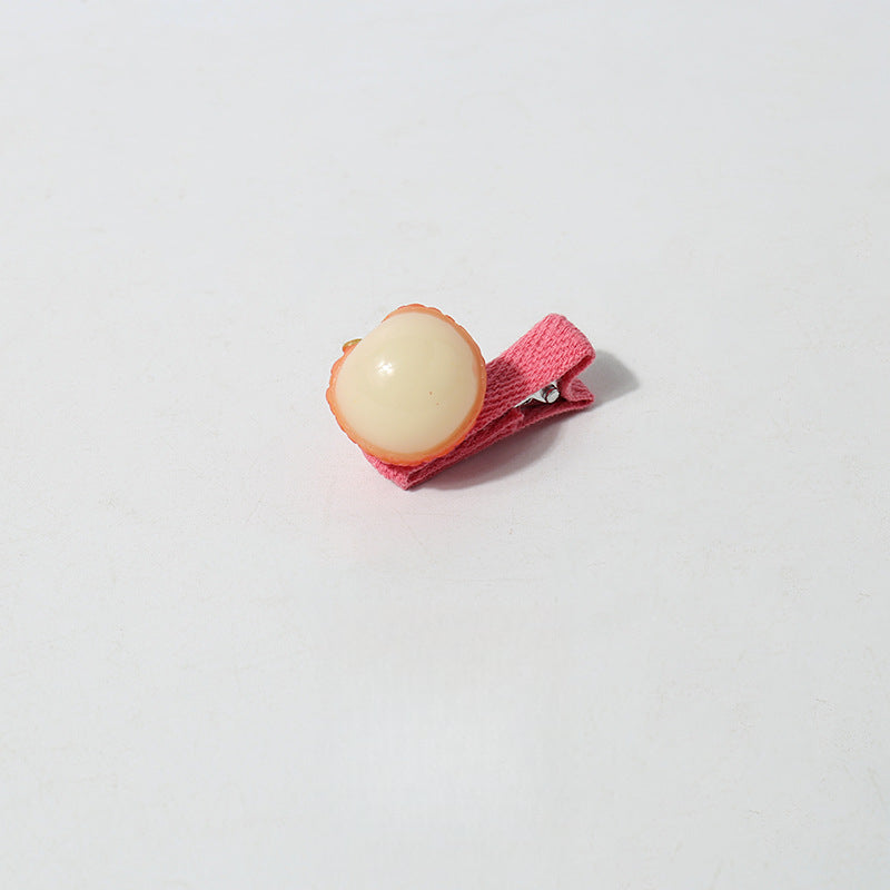 Cartoon Mini Realistic Cute Hair Accessories Fruit Vegetable Small Hair Clips Sweet Broken Hair Clips Hair Ornaments Clips Hair Accessories Side Clips