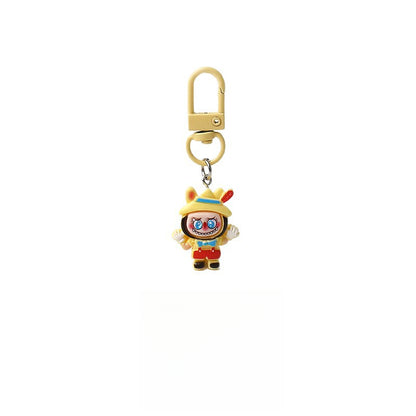 Cartoon Cute Exquisite Outfit Labubu Keychain Pendant Daily Versatile Adorable Accessory Small Bag Charm