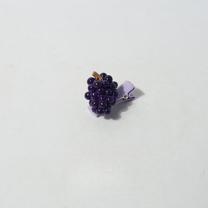 Cartoon Mini Realistic Cute Hair Accessories Fruit Vegetable Small Hair Clips Sweet Broken Hair Clips Hair Ornaments Clips Hair Accessories Side Clips