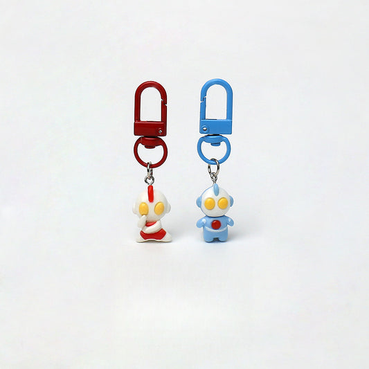 Personalized Ultraman Monster Series Keychain Cartoon Pendant Daily Car Small Pendant All-Matching Accessories Hanging Ornaments