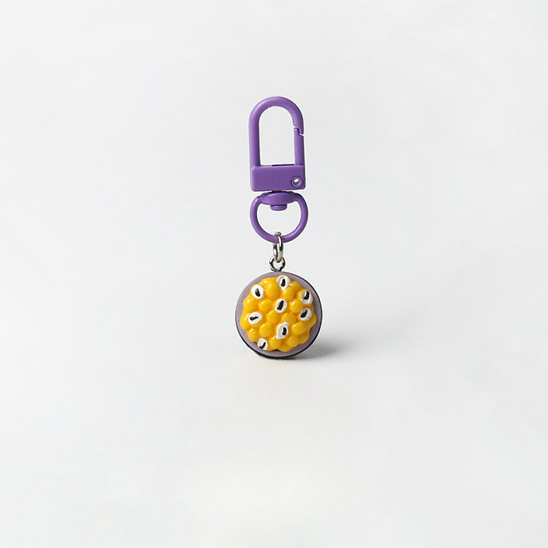 Creative Super Realistic Fruit Keychain Personality Cute Pendant Versatile Simple Bag Charm Fun Accessory